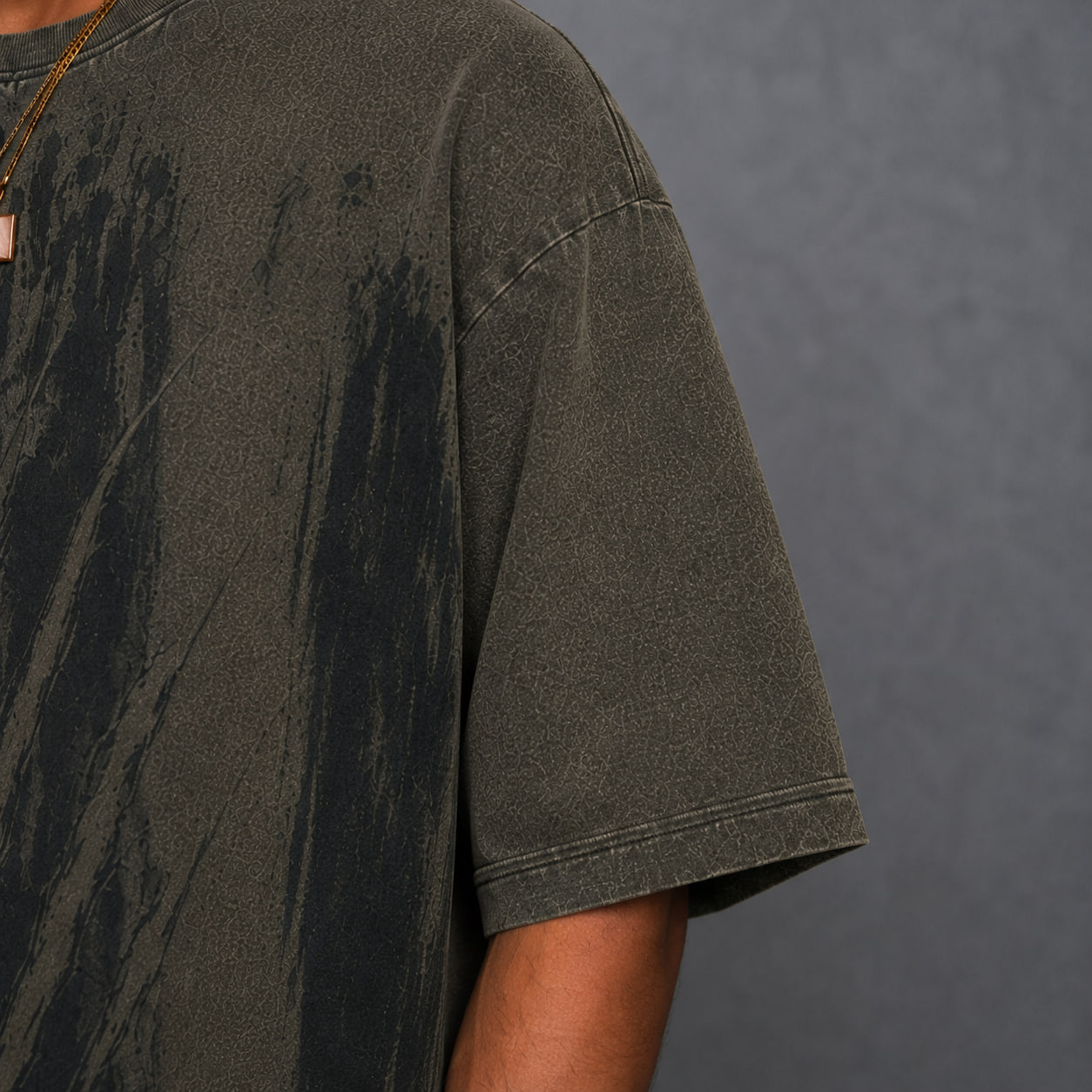 SCRATCH BOXY-FIT TEE